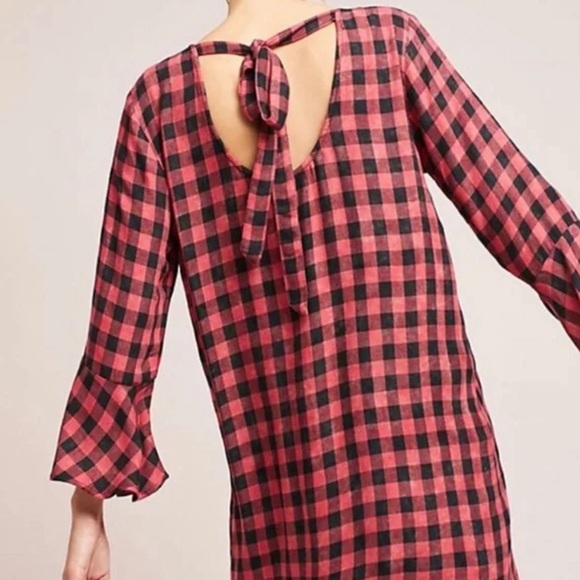 Anthropologie: Cloth & Stone Buffalo Plaid Dress - Picture 2 of 6